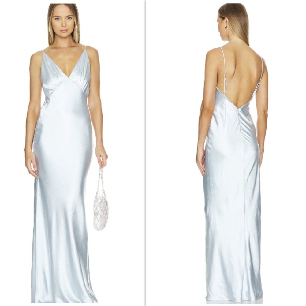 Lovers and Friends Alani Gown Size M Baby Blue NWT